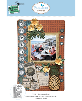 Elizabeth Craft Designs Rest & Relaxation Dies Summer Vibes (2359)