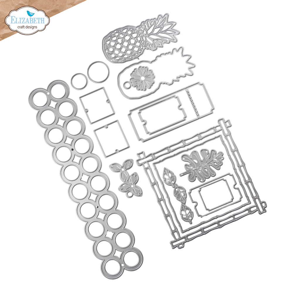 Elizabeth Craft Designs Rest & Relaxation Dies Summer Vibes (2359)