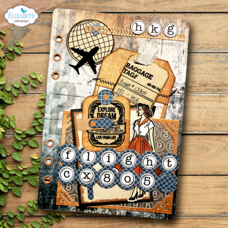 Elizabeth Craft Designs Rest & Relaxation Dies Summer Vibes (2359)