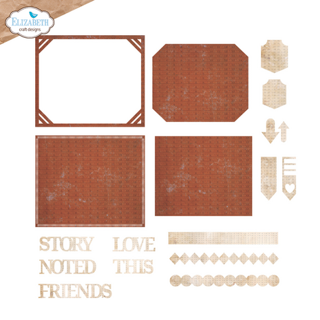 Elizabeth Craft Designs Rest & Relaxation Dies Pocket Page Inserts 3