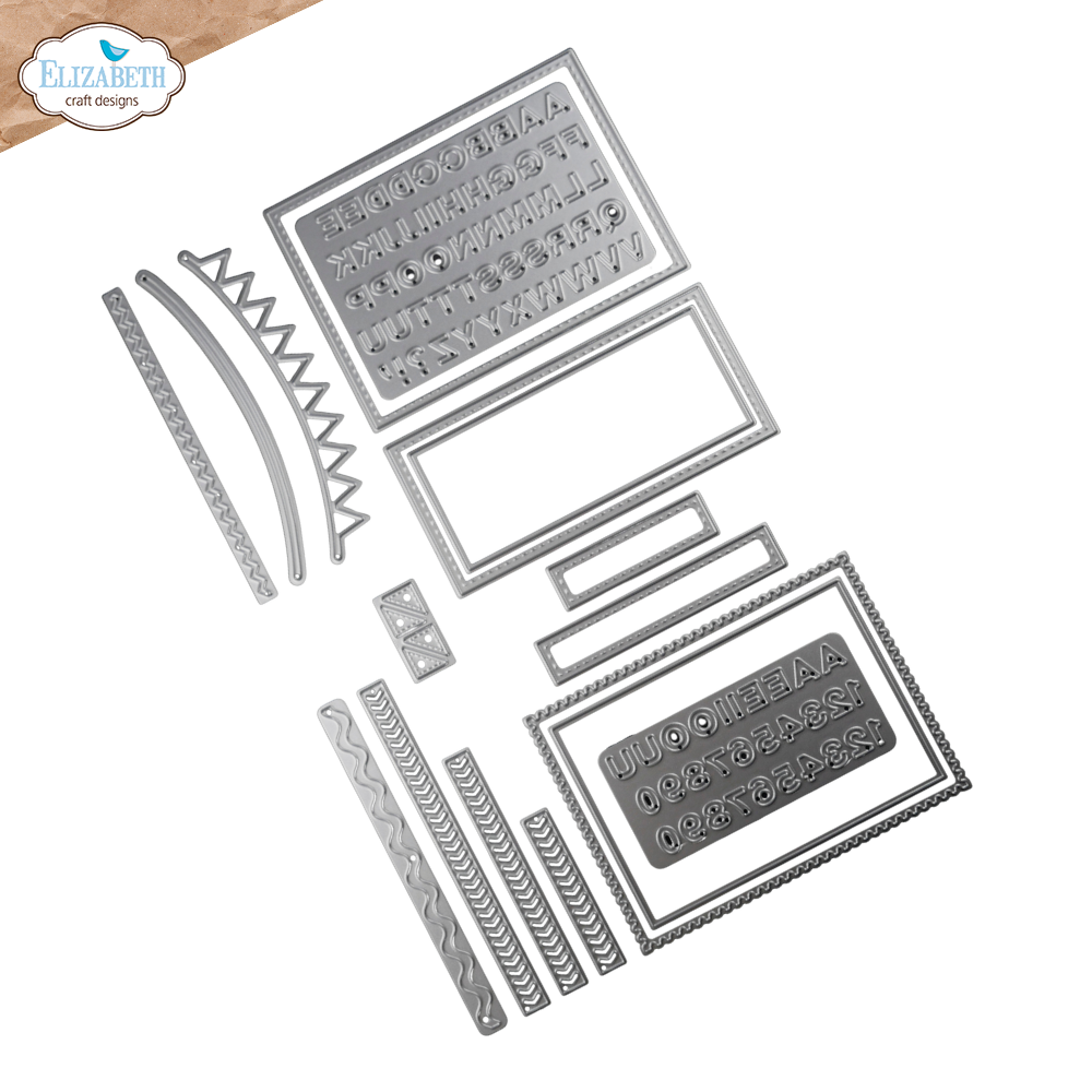 Elizabeth Craft Designs Rest & Relaxation Dies Pocket Page Inserts 4 (2361)