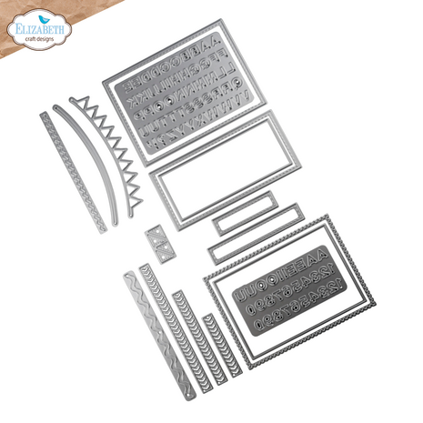 Elizabeth Craft Designs Rest & Relaxation Dies Pocket Page Inserts 4 (2361)