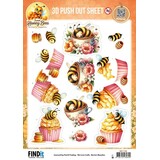 Berrie's Beauties Sweet Honey Bees 3D Push Out Honey Bee Delights (SB11130)