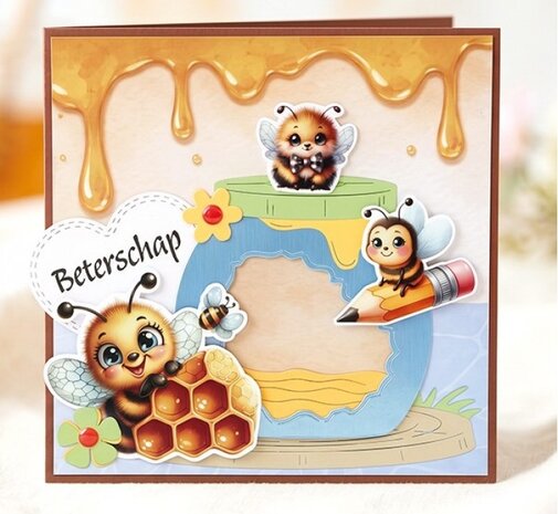 Berrie's Beauties Sweet Honey Bees Dies Honey Pot Delight (BBD10111)