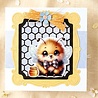 Berrie's Beauties Sweet Honey Bees Dies Honeycomb Frame (BBD10112)