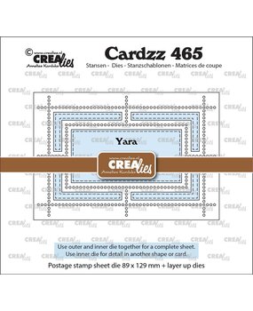 Crealies Cardzz Dies Postzegelvel Yara (CLCZ465)