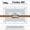 Crealies PRE-ORDER Cardzz Dies Postzegelvel Yara (CLCZ465)