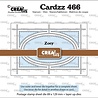 Crealies PRE-ORDER Cardzz Dies Postzegelvel Zoey (CLCZ466)