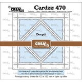 Crealies Cardzz Dies Postzegelvel Deepti (CLCZ470)