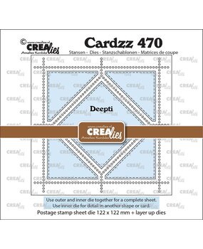 Crealies PRE-ORDER Cardzz Dies Postzegelvel Deepti (CLCZ470)