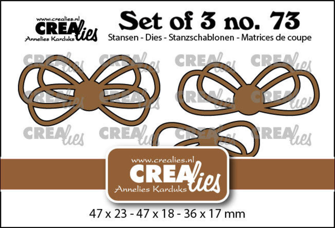 Crealies Set Dies Susans Touwtjes (CLSET73) Crealies Set Dies Susans Touwtjes (CLSET73)