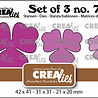 Crealies Set Dies Bloemen (CLSET74)