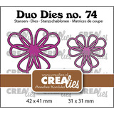 Crealies Duo Dies Bloemen (CLDD74)
