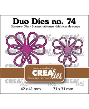 Crealies Duo Dies Bloemen (CLDD74) Crealies Duo Dies Bloemen (CLDD74)