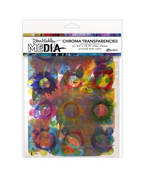 Dina Wakley MEdia PRE-ORDER Transparencies Painted Elements (MDA92735)