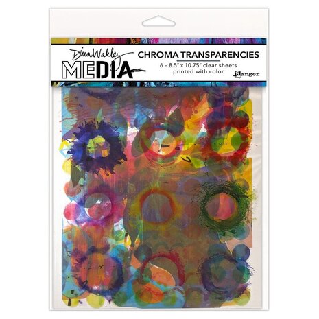 Dina Wakley MEdia Transparencies Painted Elements (MDA92735) Dina Wakley MEdia Transparencies Painted Elements (MDA92735)
