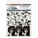 Dina Wakley MEdia PRE-ORDER Collage Paper Bold (MDA85959)