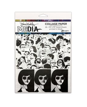Dina Wakley MEdia PRE-ORDER Collage Paper Bold (MDA85959)