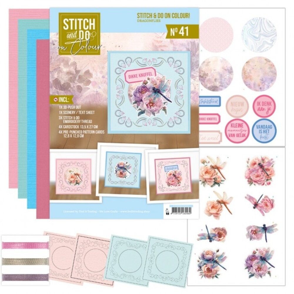 Find It Trading Stitch and Do on Colour Dragonflies (STDOOC10041)