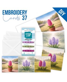 Find It Trading Stitch and Do Embroidery Cards Spring Hyacinth (STDOPP037)