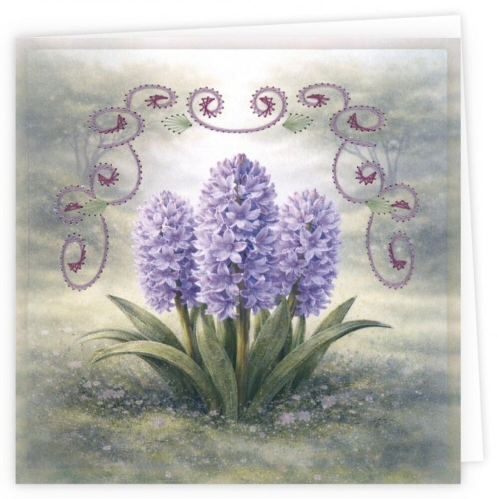 Find It Trading Stitch and Do Embroidery Cards Spring Hyacinth (STDOPP037)