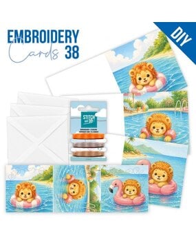 Find It Trading Stitch and Do Embroidery Cards Sweet Summer Lion (STDOPP038)