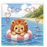 Find It Trading Stitch and Do Embroidery Cards Sweet Summer Lion (STDOPP038)