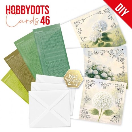 Find It Trading Dot and Do Hobbydots Cards White Hydrangea (DODOPP046)