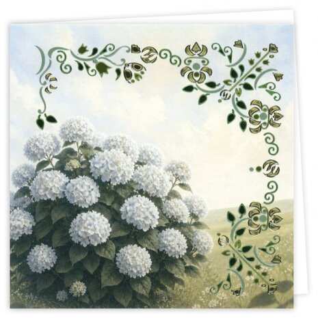 Find It Trading Dot and Do Hobbydots Cards White Hydrangea (DODOPP046)