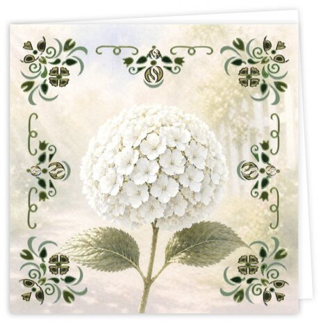 Find It Trading Dot and Do Hobbydots Cards White Hydrangea (DODOPP046)