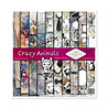 ITD Collection Crazy Animals 12x12 Inch Paper Pad (SLS 107)