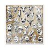 ITD Collection Crazy Animals 12x12 Inch Paper Pad (SLS 107)