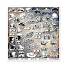 ITD Collection Crazy Animals 12x12 Inch Paper Pad (SLS 107)