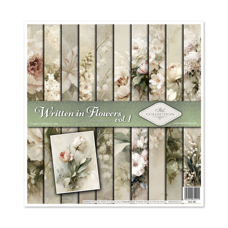 ITD Collection Written in Flowers vol.1 12x12 Inch Paper Pad (SLS 108)