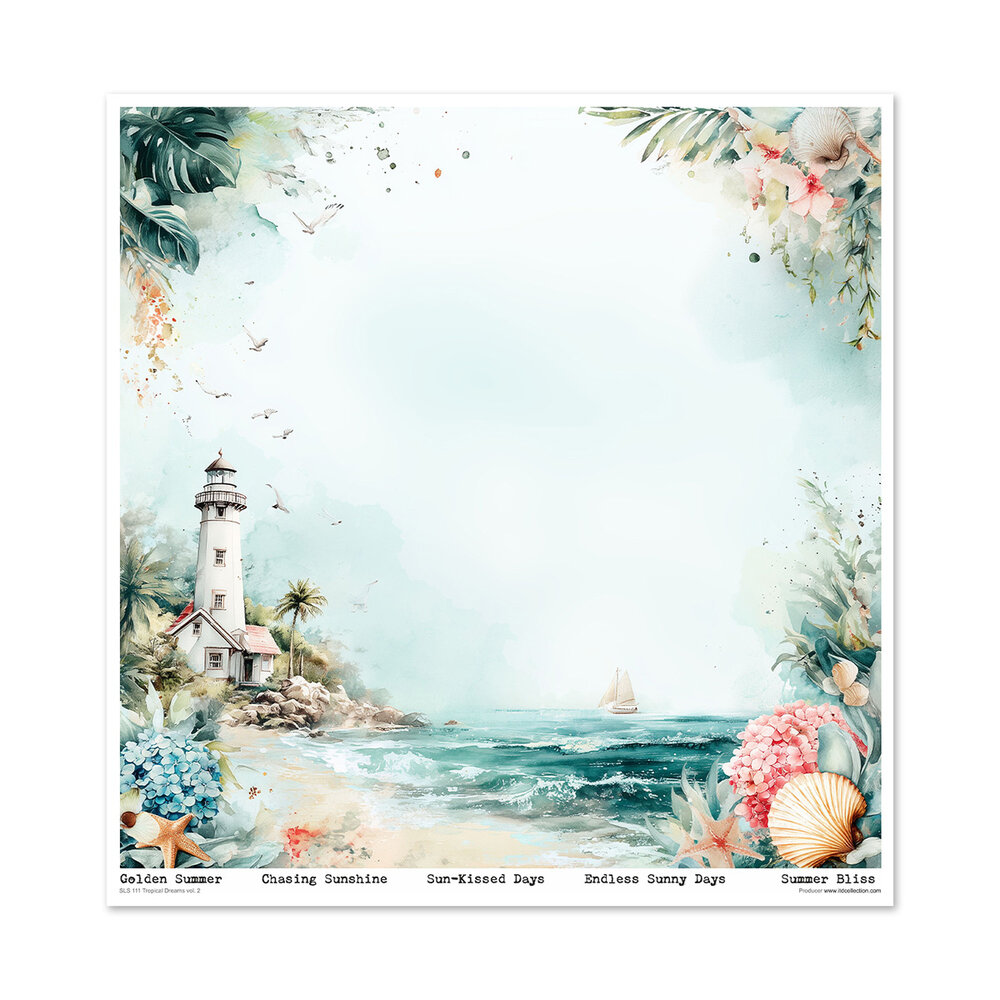 ITD Collection Tropical Dreams vol.2 12x12 Inch Paper Pad (SLS 111)