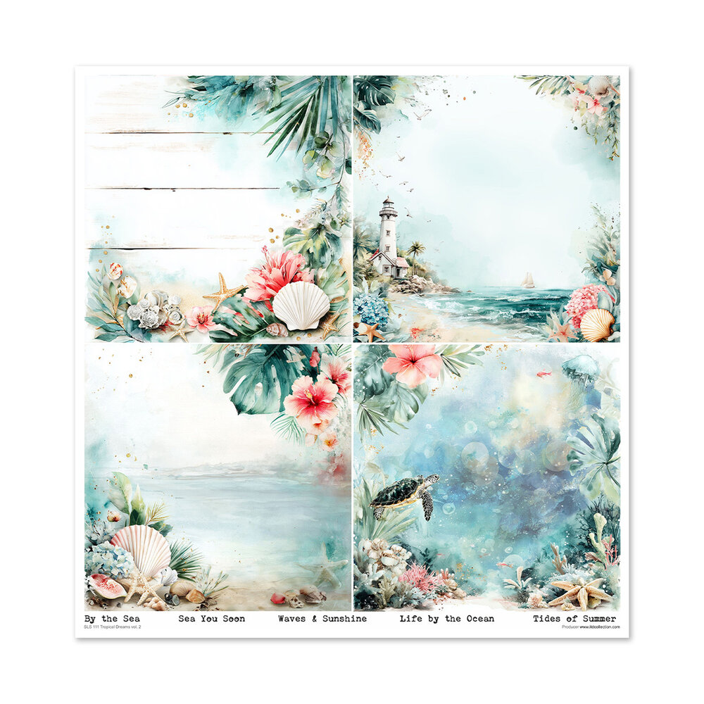 ITD Collection Tropical Dreams vol.2 12x12 Inch Paper Pad (SLS 111)
