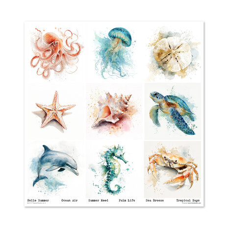 ITD Collection Tropical Dreams vol.2 12x12 Inch Paper Pad (SLS 111)