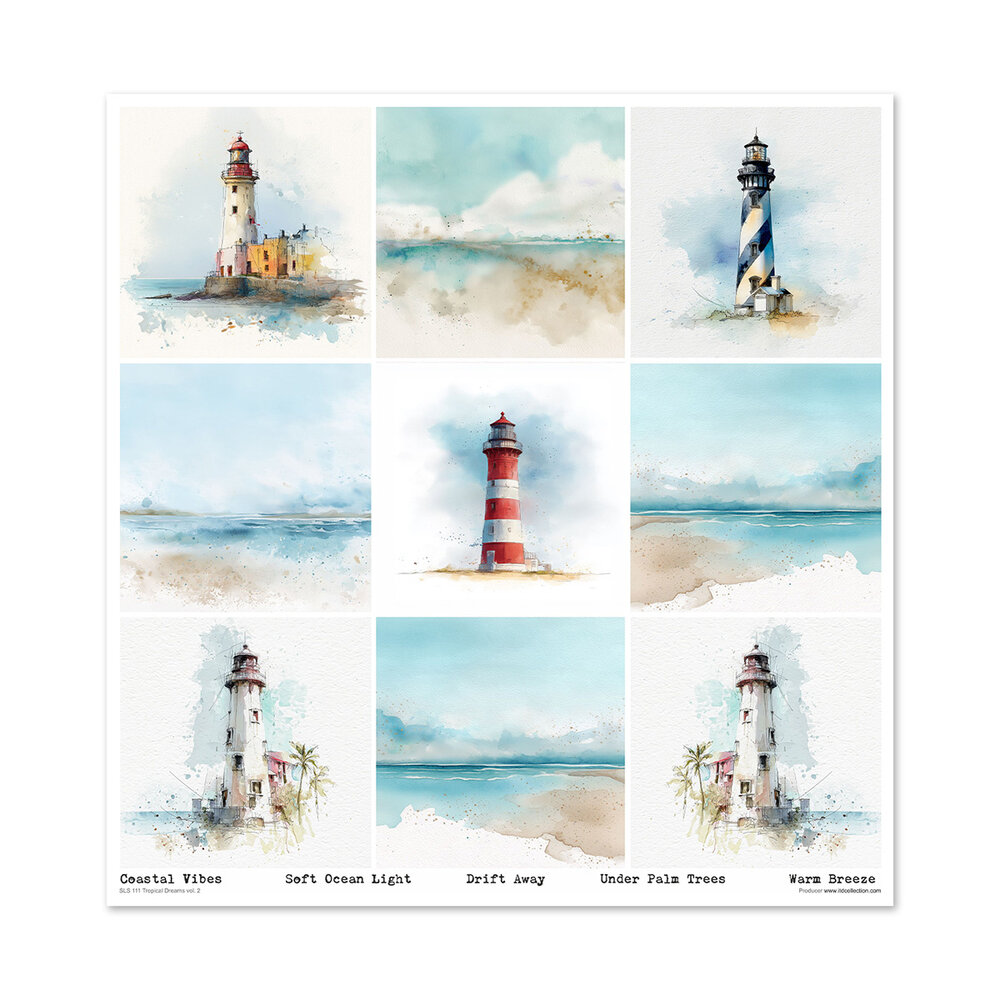 ITD Collection Tropical Dreams vol.2 12x12 Inch Paper Pad (SLS 111)