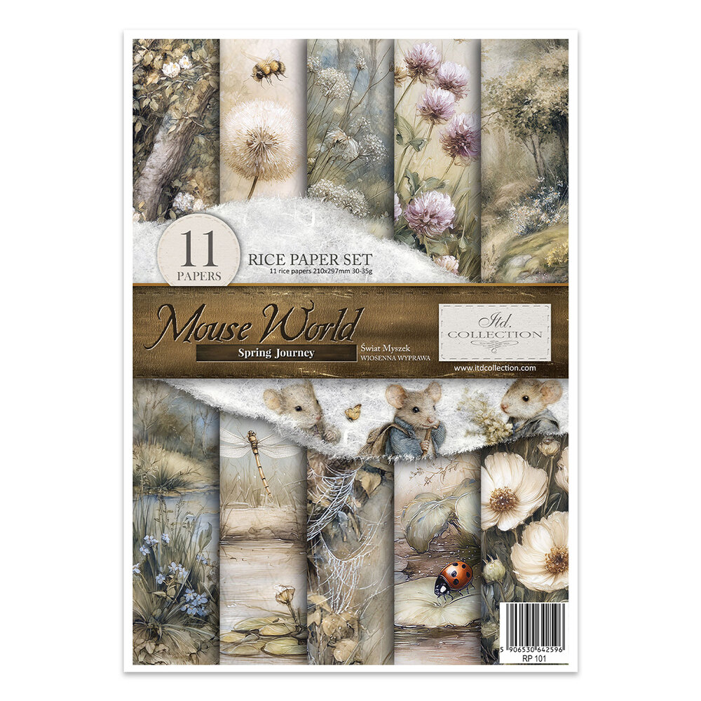 ITD Collection Mouse World Spring Journey A4 Rice Paper Set (RP 101) ITD Collection Mouse World Spring Journey A4 Rice Paper Set (RP 101)