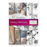 ITD Collection Crazy Animals A4 Rice Paper Set (RP 102)