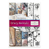 ITD Collection Crazy Animals A4 Rice Paper Set (RP 102)