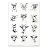 ITD Collection Crazy Animals A4 Rice Paper Set (RP 102)