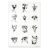 ITD Collection Crazy Animals A4 Rice Paper Set (RP 102)