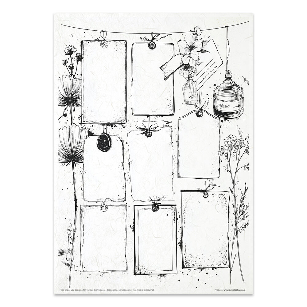 ITD Collection Crazy Animals A4 Rice Paper Set (RP 102)
