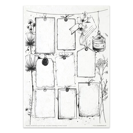 ITD Collection Crazy Animals A4 Rice Paper Set (RP 102)