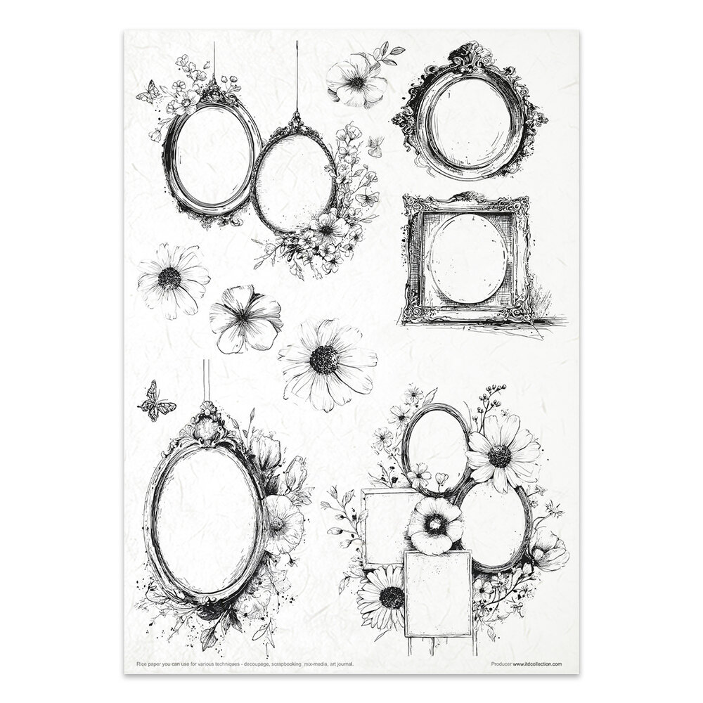 ITD Collection Crazy Animals A4 Rice Paper Set (RP 102)