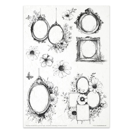 ITD Collection Crazy Animals A4 Rice Paper Set (RP 102)