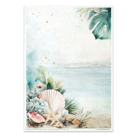 ITD Collection Tropical Dreams vol.2 A4 Rice Paper Set (RP 106)