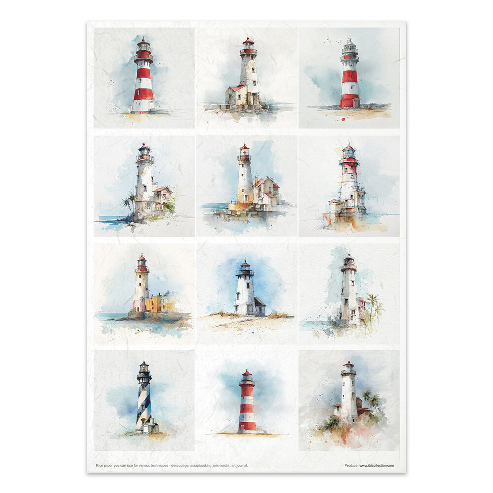 ITD Collection Tropical Dreams vol.2 A4 Rice Paper Set (RP 106)