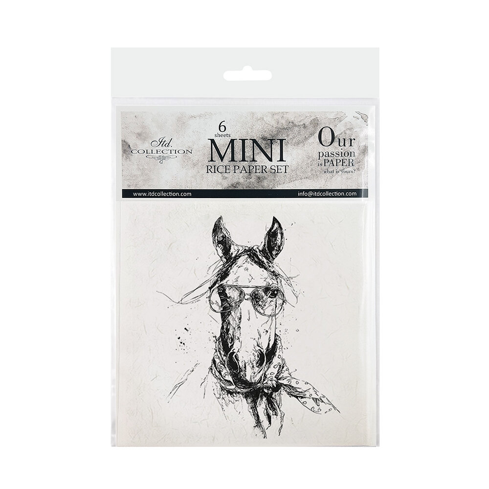 ITD Collection Animals 6x6 Inch Rice Paper Set (RSM 252)